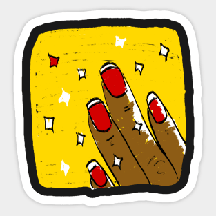 Nails on Fleek Sticker